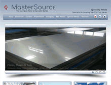 Tablet Screenshot of mastersourceco.com